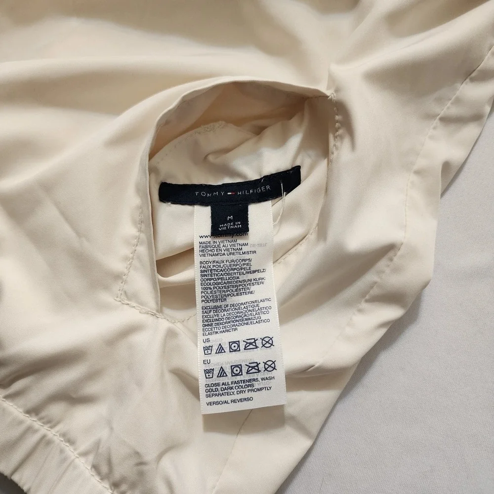 Tommy Hilfiger Girl Reversible Fleece Hooded‎ Jacket Size M